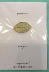 Pin "zomaar een kus voor jou" (incl envelop)