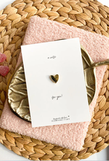 Pin "A Cute little Heart for you" (incl envelop)