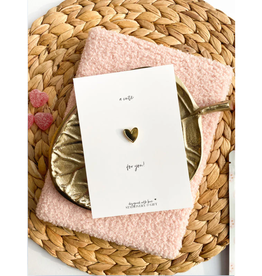 Pin "A Cute little Heart for you" (incl envelop)