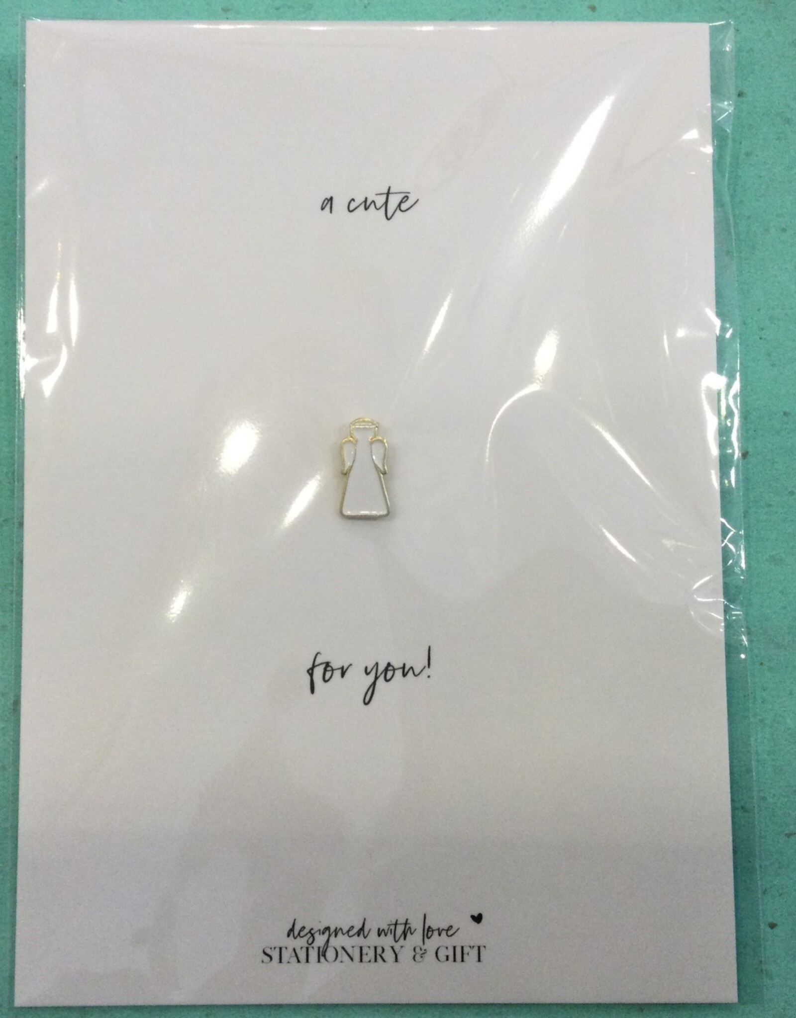 Pin "A Cute little Angel for you!" (incl envelop)