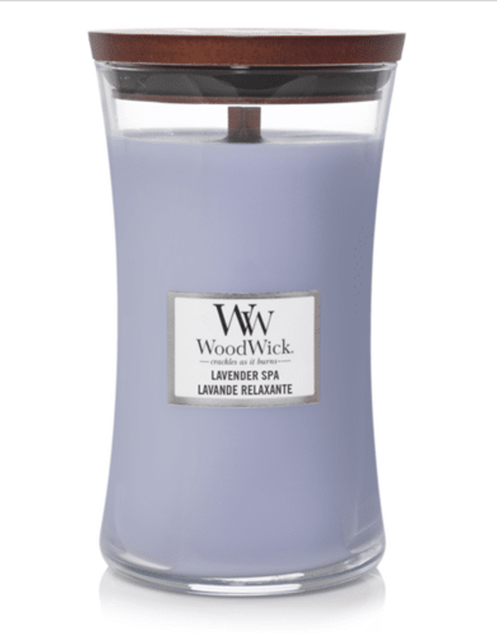 WoodWick Kaars WoodWick "Lavender Spa" Large - WoodWick