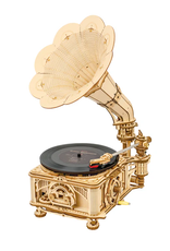 Robotime Classical Gramophone (elektrisch model) - Robotime