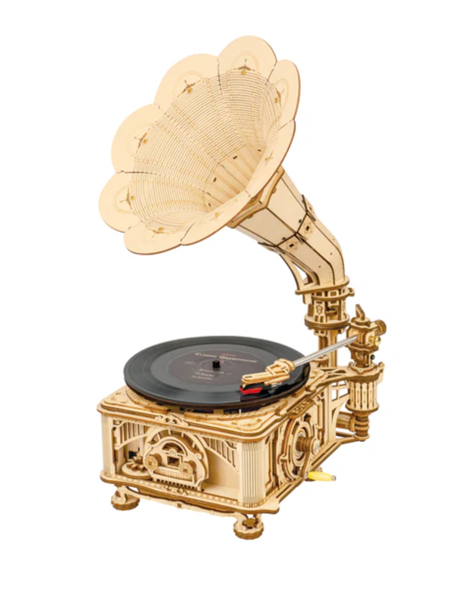 Robotime Classical Gramophone (elektrisch model) - Robotime