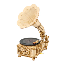 Robotime Classical Gramophone (elektrisch model) - Robotime