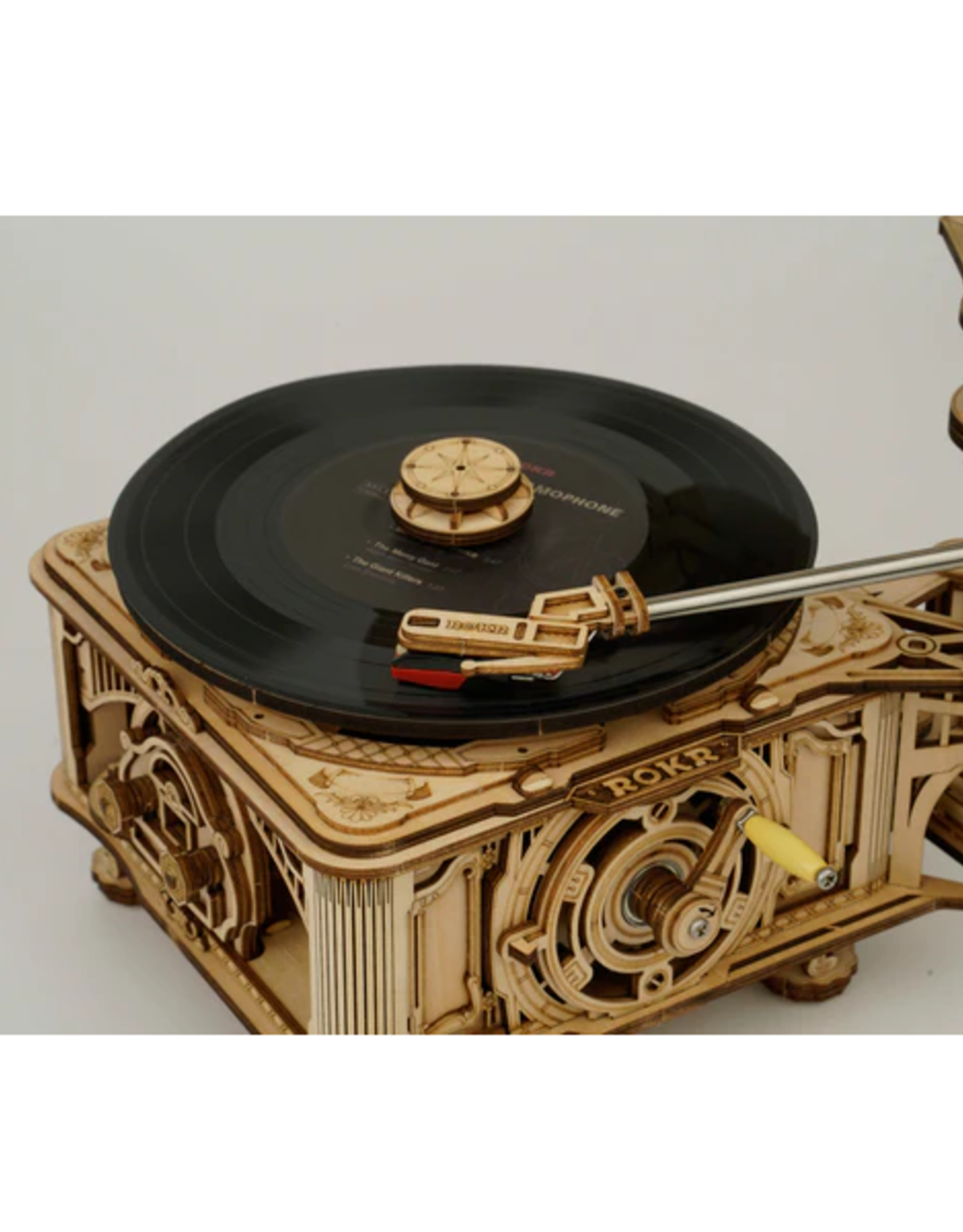 Robotime Classical Gramophone (elektrisch model) - Robotime