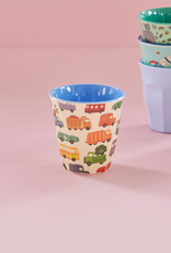 Rice Beker Melamine met Happy Cars print - Rice