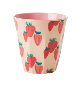 Rice Beker Melamine met Strawberry print - Rice