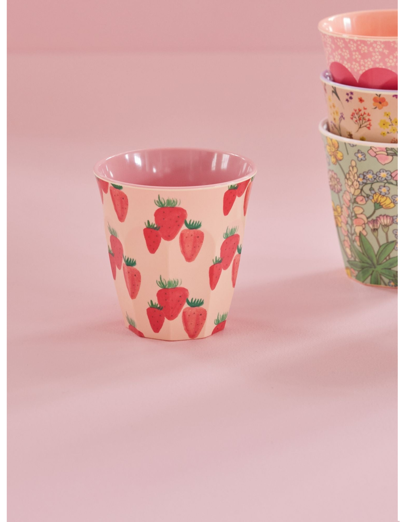 Rice Beker Melamine met Strawberry print - Rice