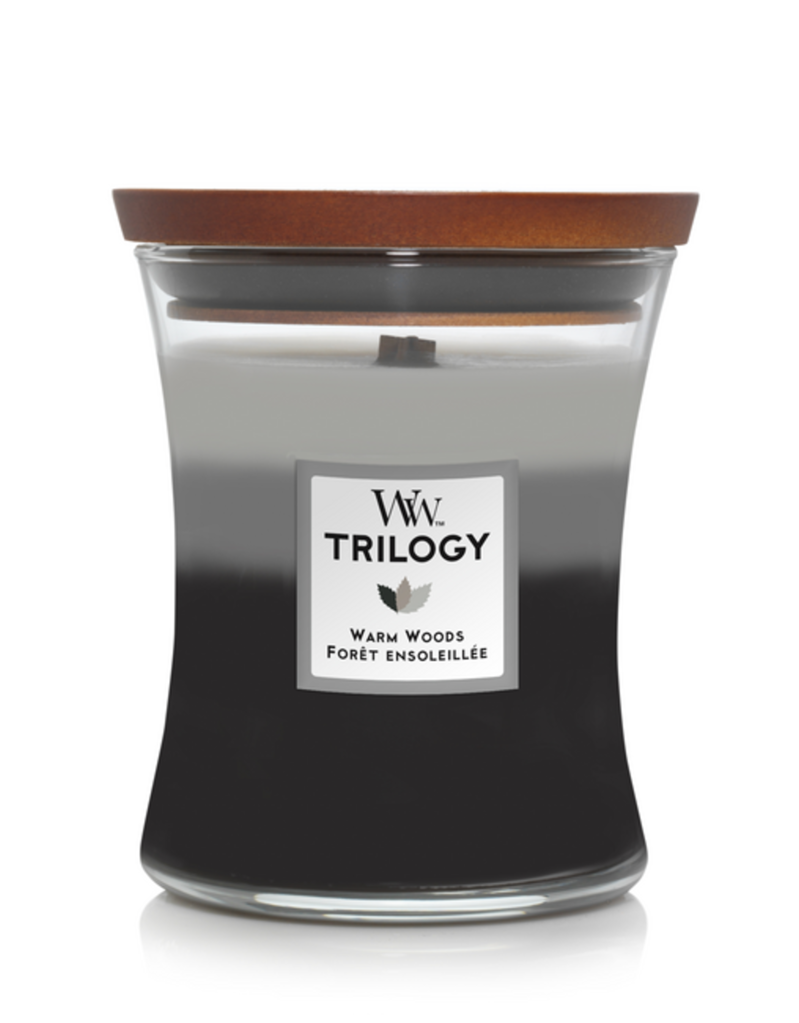 WoodWick Kaars WoodWick Trilogy "Warm Woods" medium - WoodWick