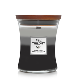 WoodWick Kaars WoodWick Trilogy "Warm Woods" medium - WoodWick