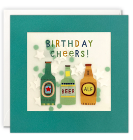Birthday Cheers! - Wenskaart Paper Shakies