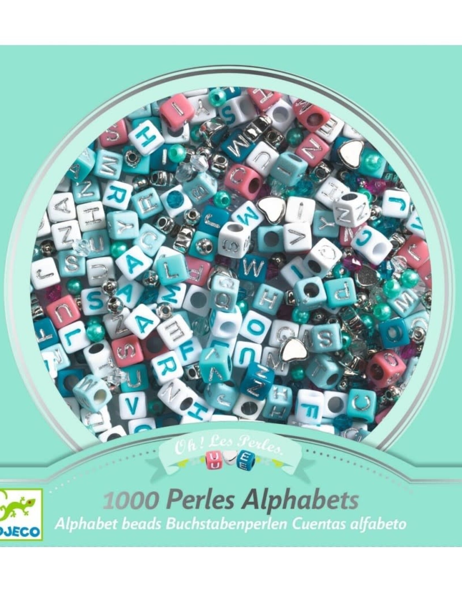 Djeco Sieraden maken "Alphabet kralen" zilver - Djeco