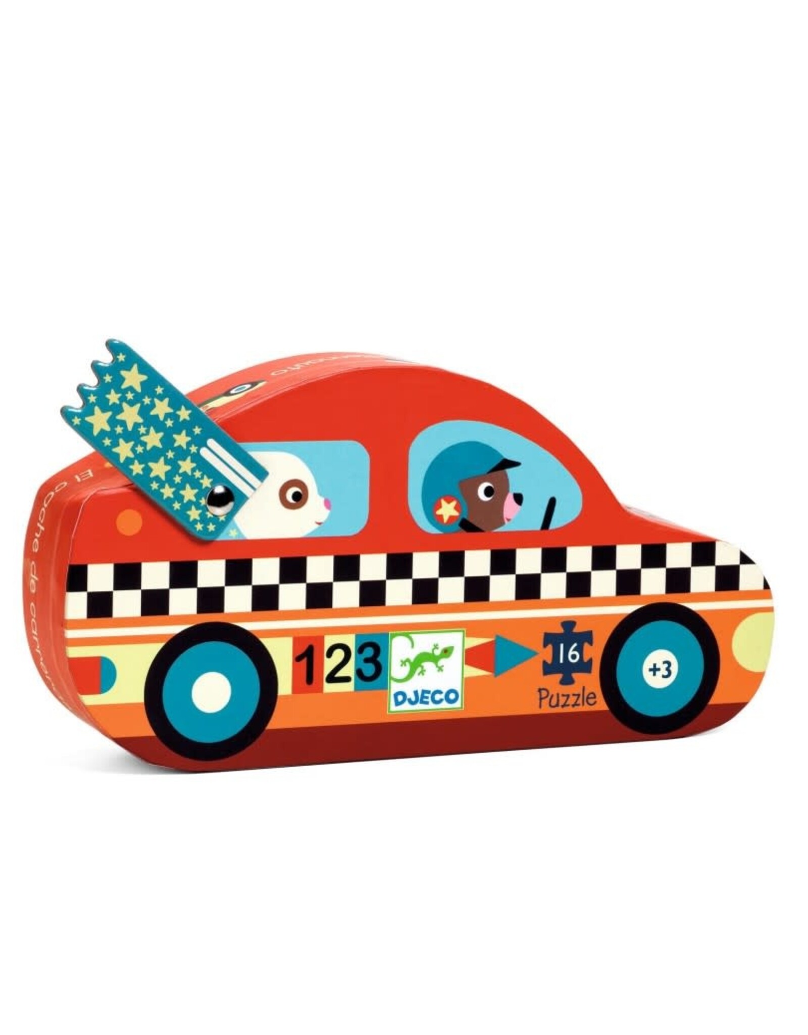 Djeco Puzzel "Raceauto" +3jr - Djeco