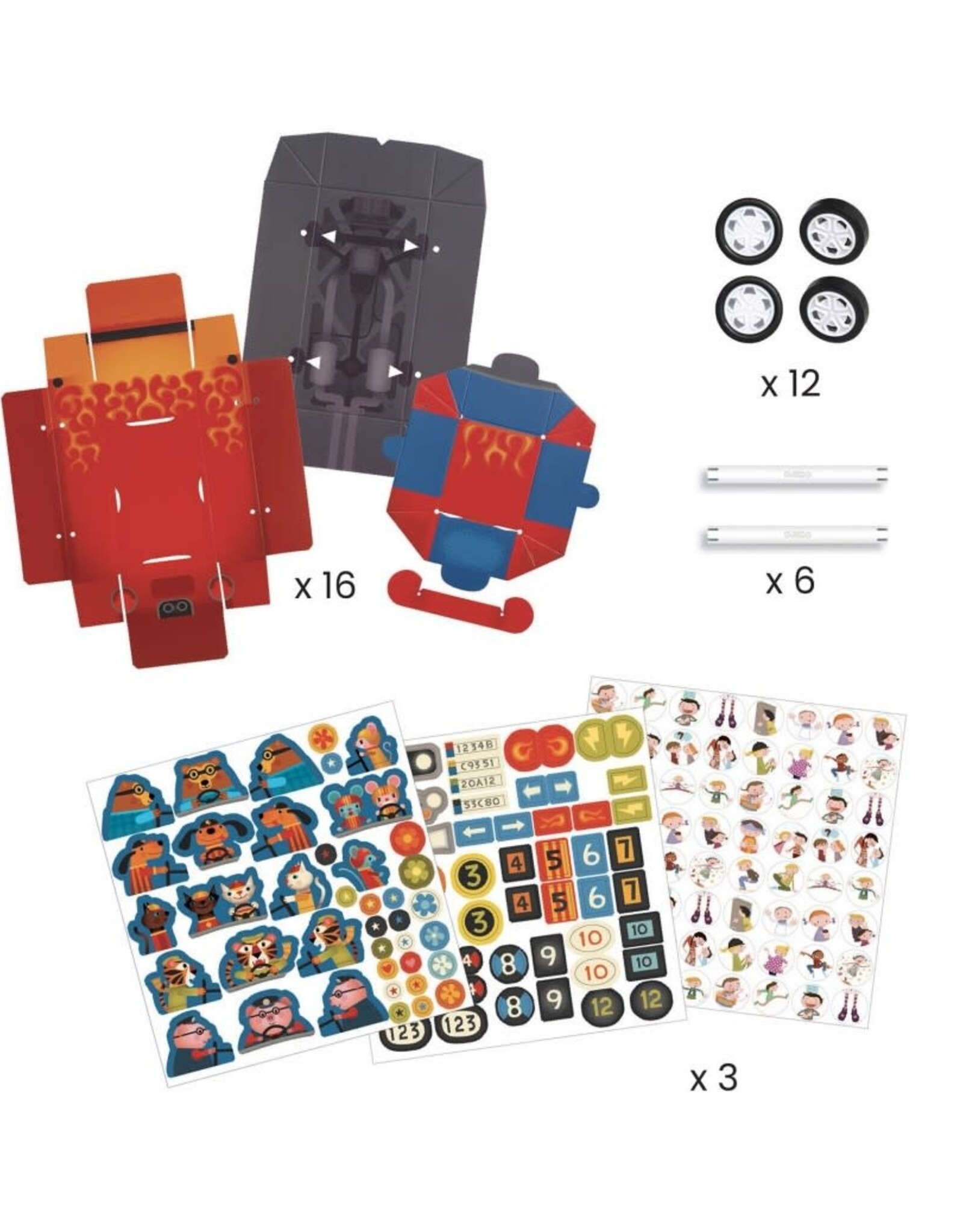 Djeco Knutselset "Grand Prix" +5jr - Djeco