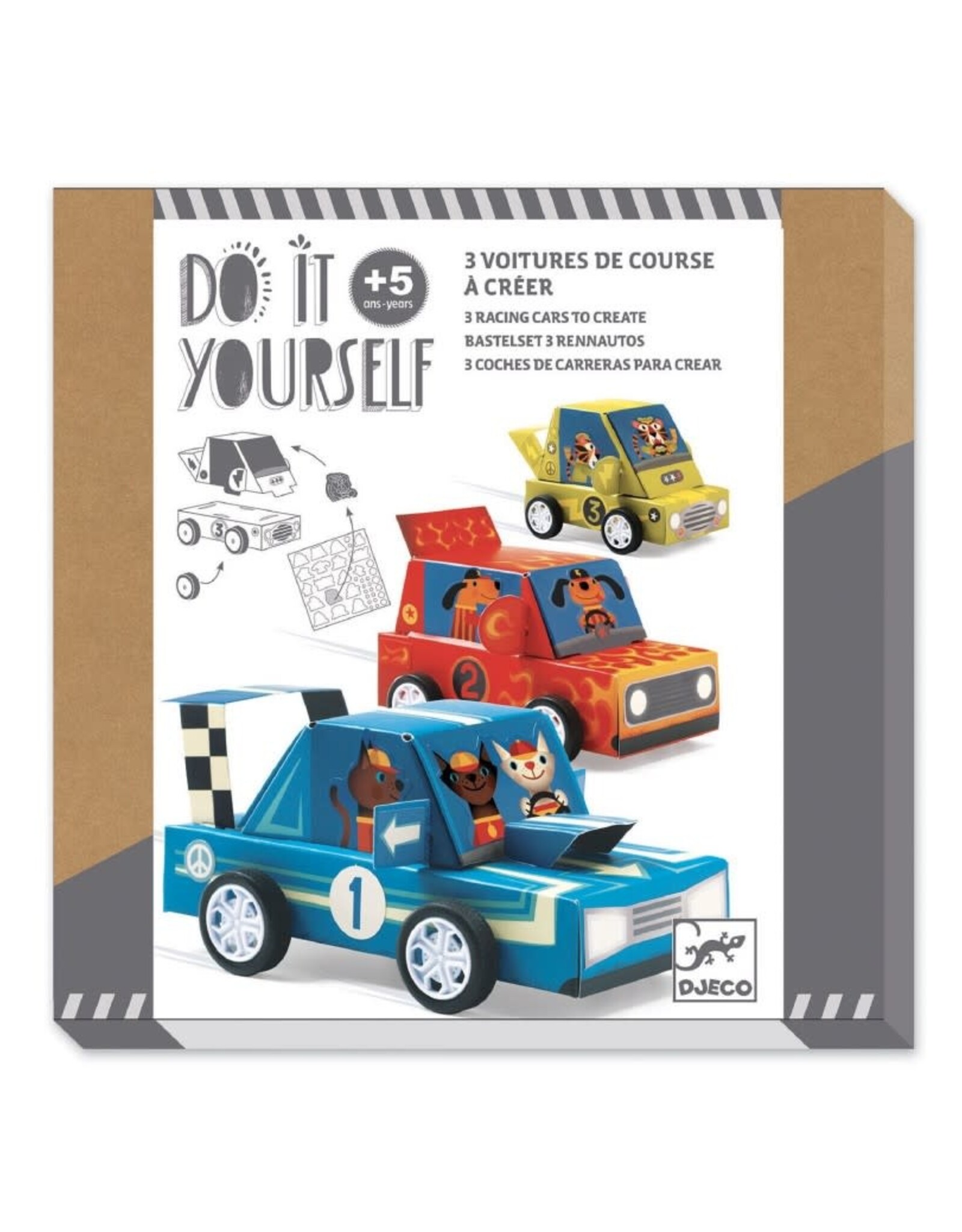 Djeco Knutselset "Grand Prix" +5jr - Djeco