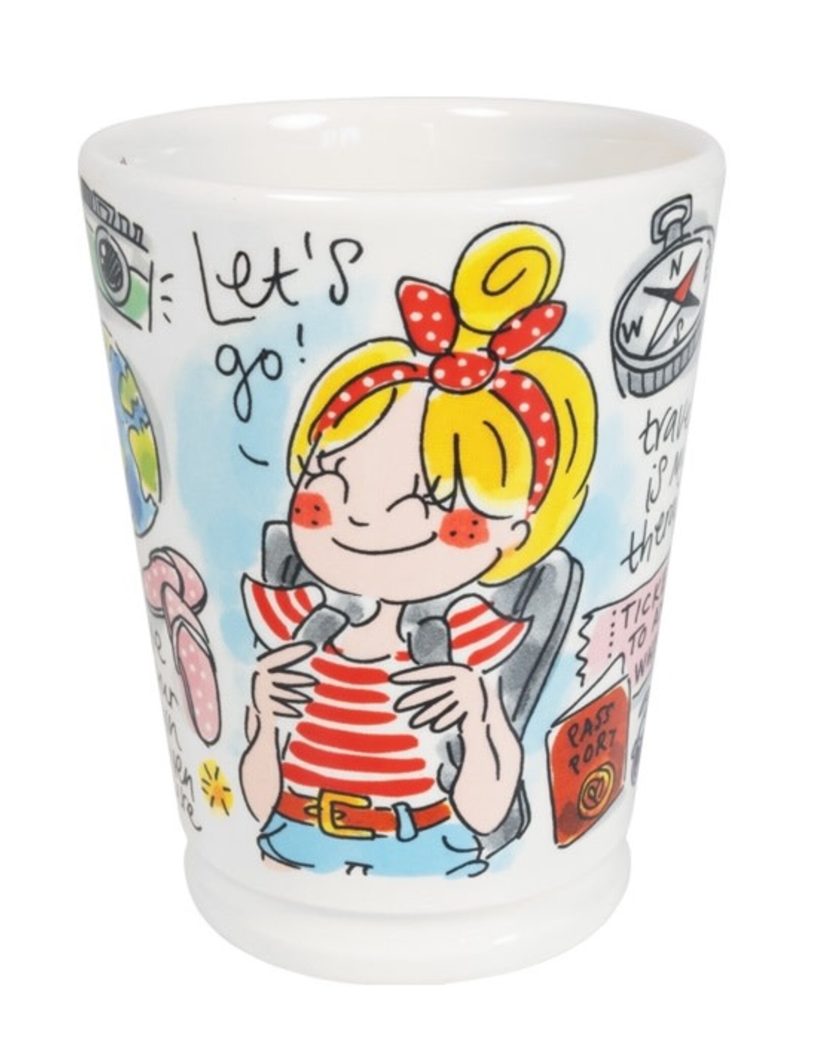Blond Amsterdam Beker Love to Travel 0,5l - Blond Amsterdam