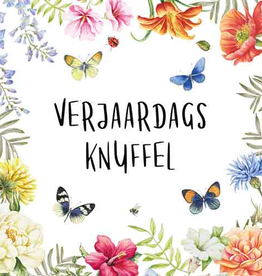 Wenskaart Verjaardags Knuffel -  Janneke Brinkman