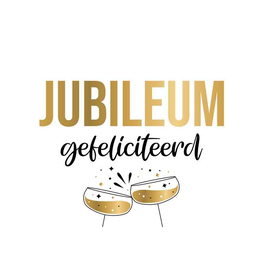 Jubileum Gefeliciteerd - Wenskaart Daisy