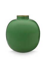 Pip Studio Vaas Metaal groen 23cm - Pip Studio
