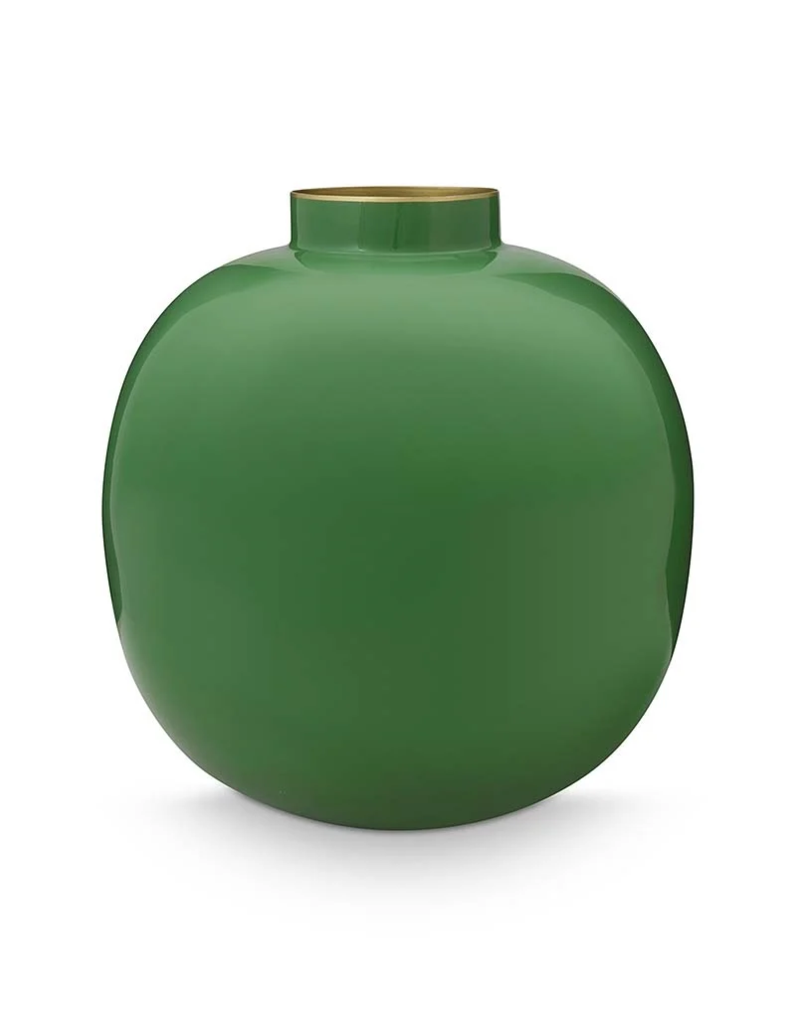 Pip Studio Vaas Metaal groen 23cm - Pip Studio