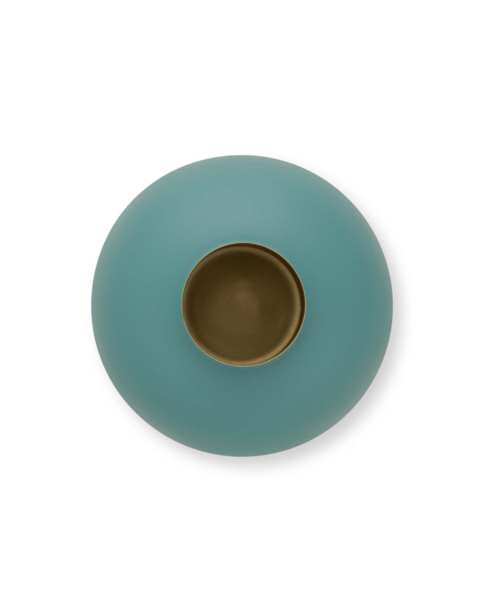 Pip Studio Vaas Metaal mat l.blauw 32cm - Pip Studio