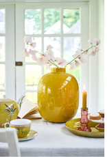 Pip Studio Vaas Metaal geel 32cm - Pip Studio