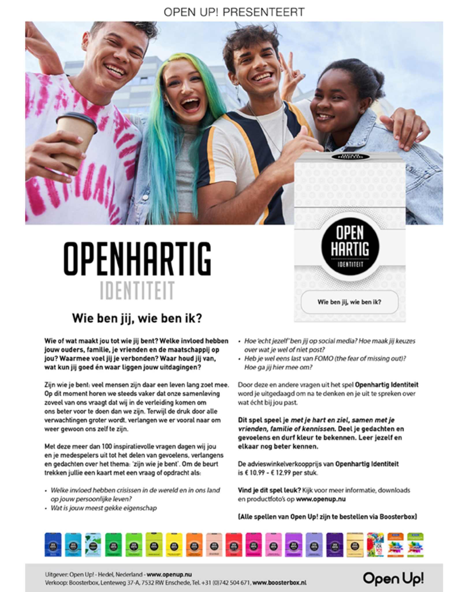Openhartig Vragenspel - Identiteit