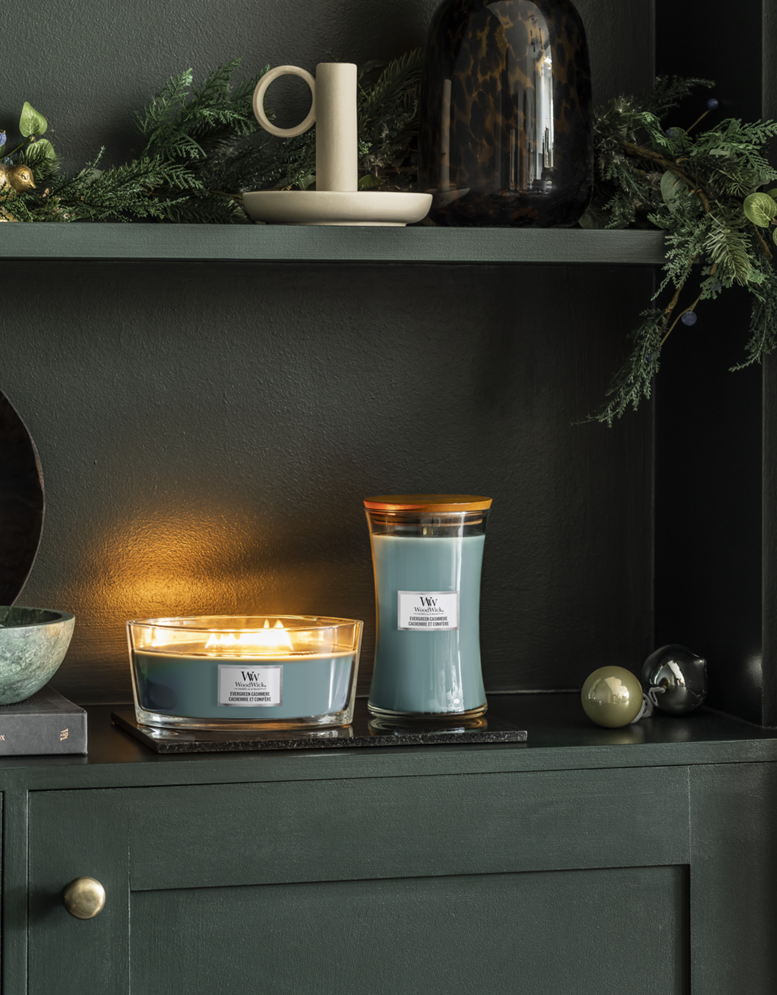 WoodWick Kaars WoodWick "Evergreen Cashmere" ellipse - WoodWick