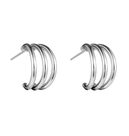 Day & Eve by Go Dutch Label Oorbellen (E1309-1) Zilver - Day & Eve by Go Dutch Label.