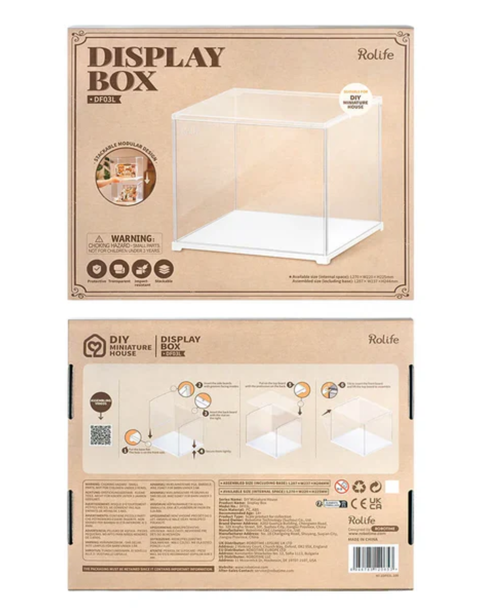 Rolife by Robotime Robotime Dust Cover 27x22x22,5 - Robotime