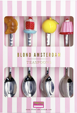 Blond Amsterdam Set van 4 Theelepels "Even Bijkletsen" - Blond Amsterdam Blond Amsterdam Set van 4 Theelepels "Even Bijkletsen" - Blond Amsterdam