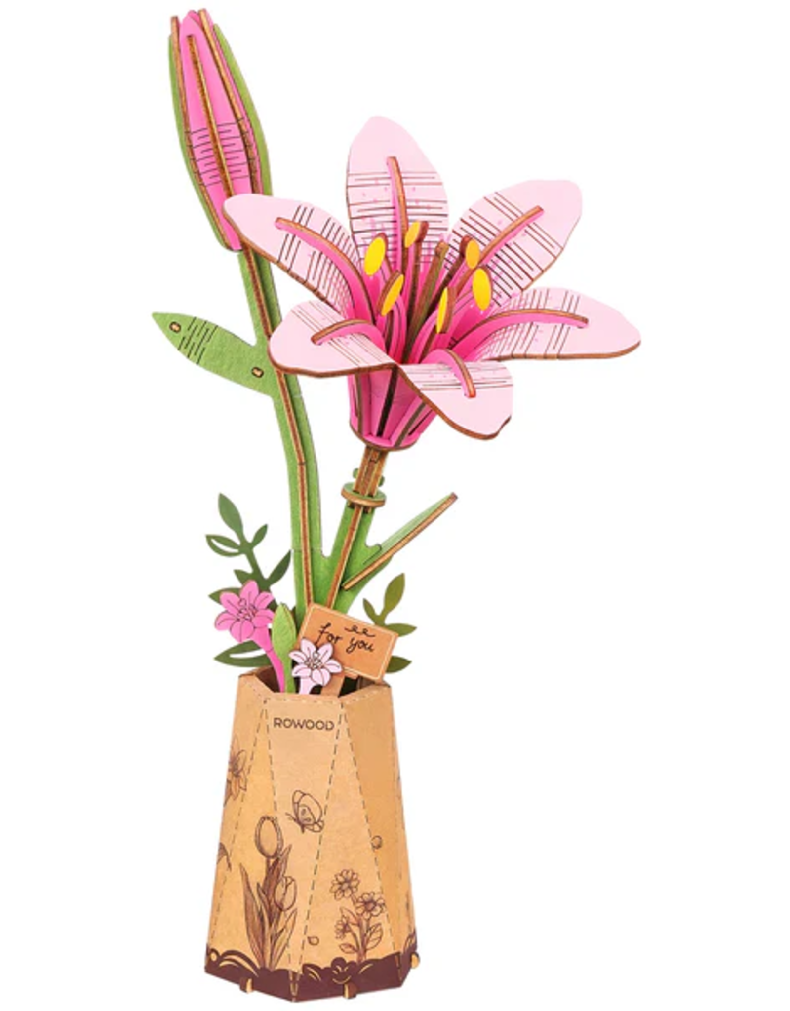 Robotime Pink Lily - Robotime