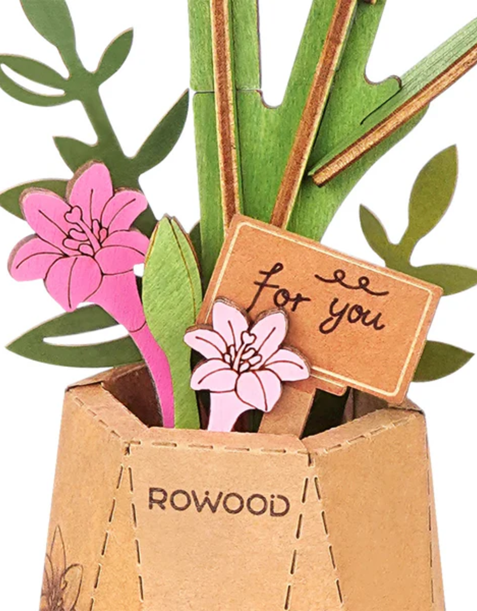 Robotime Pink Lily - Robotime