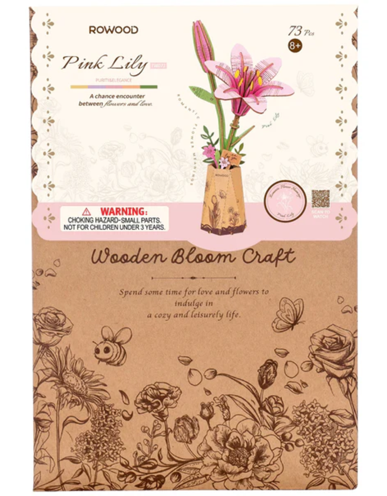 Robotime Pink Lily - Robotime