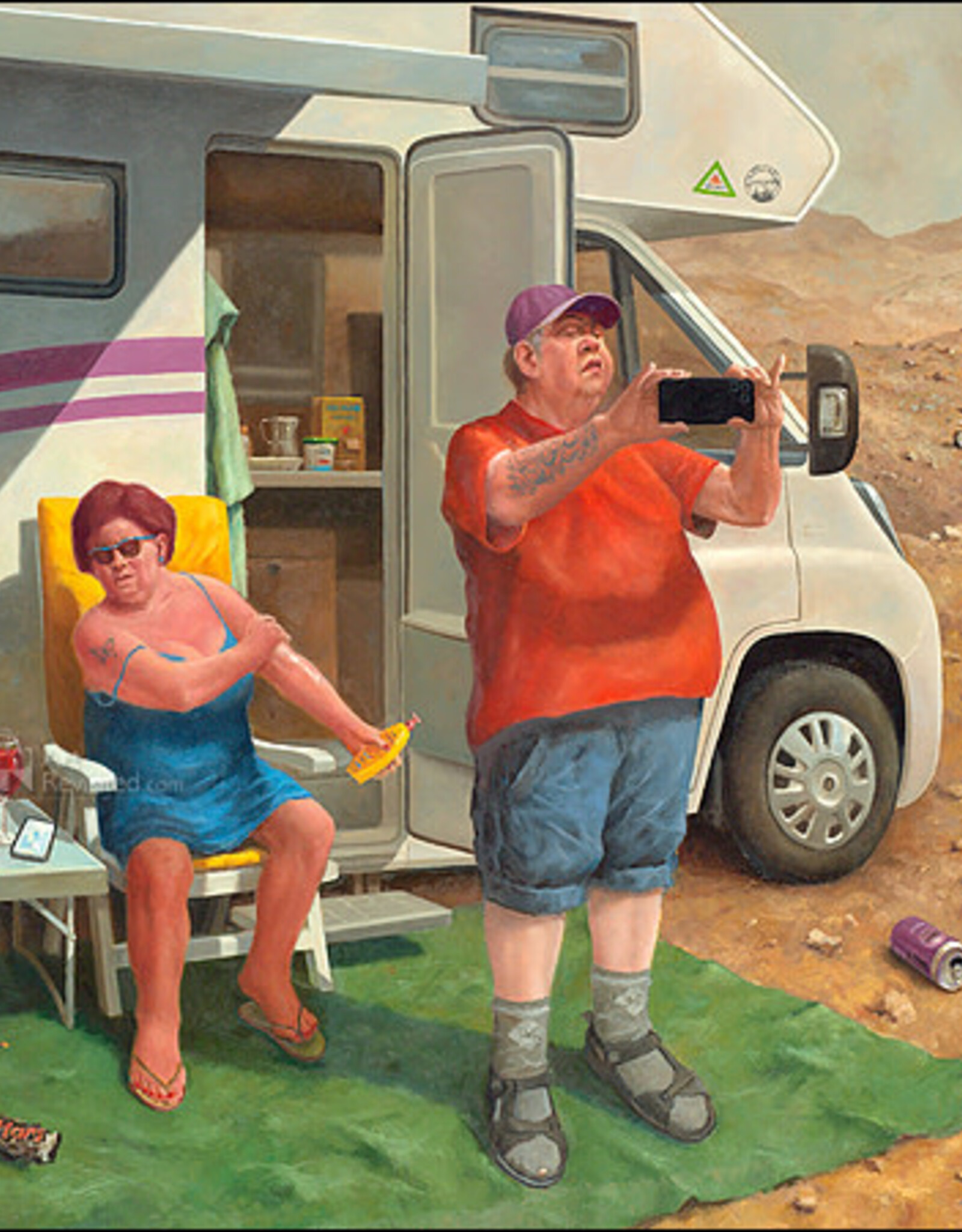 Mars Weekend - Wenskaart Marius van Dokkum