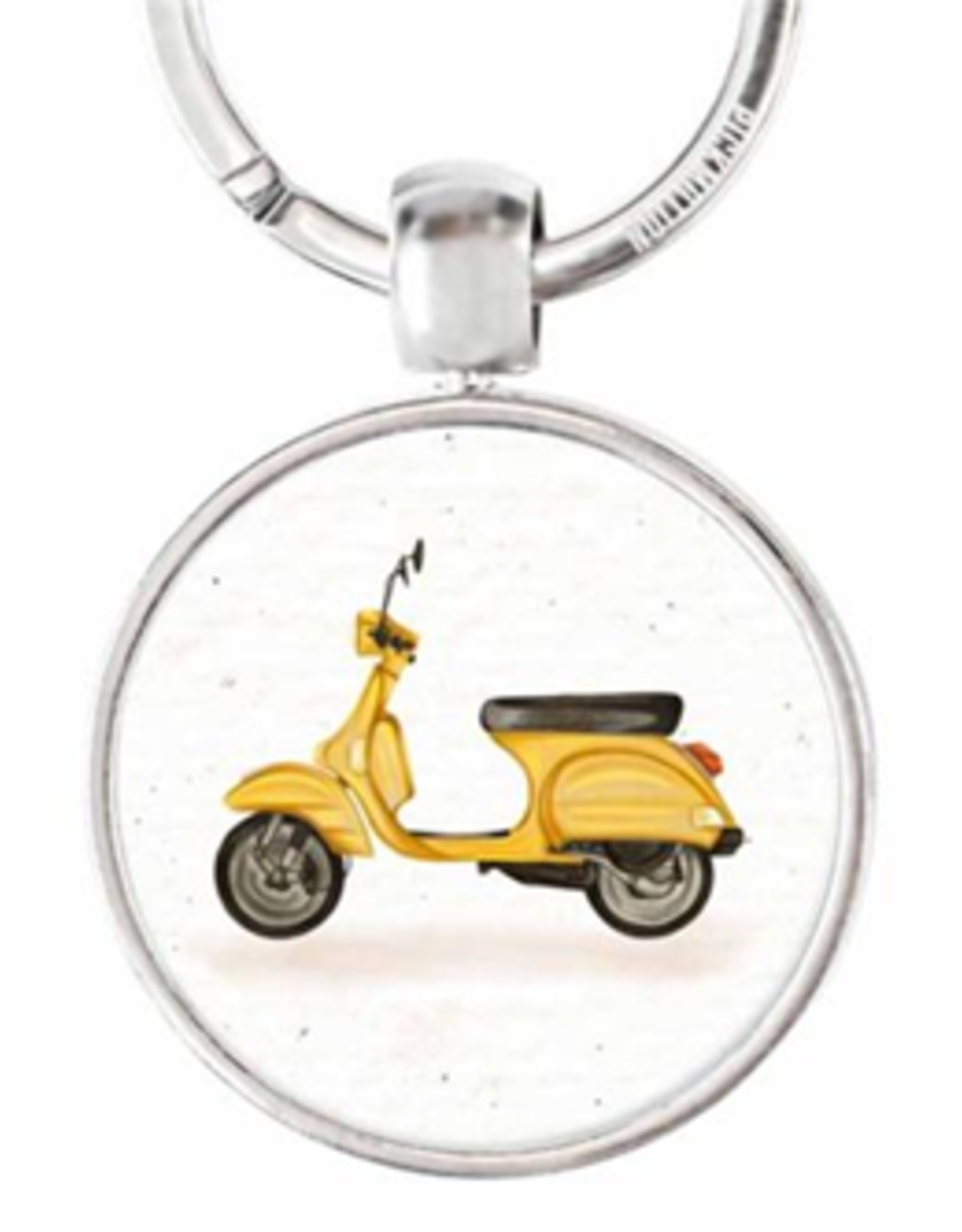 Sleutelhanger "Yellow Moped" - Pickmotion