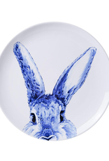 Heinen Delfts Blauw Wandbord Haas 26cm - Heinen Delfts Blauw