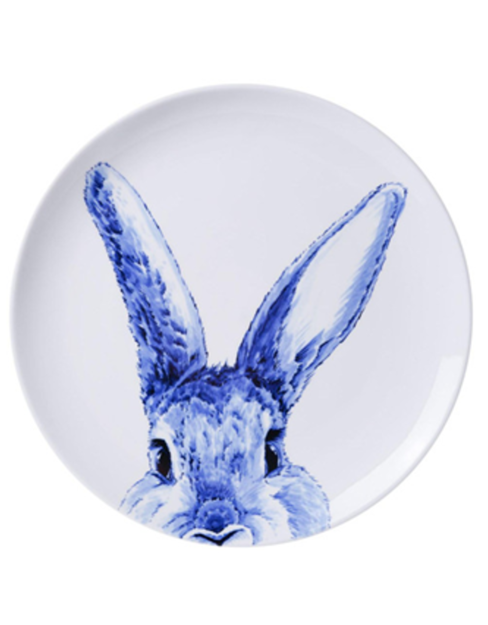 Heinen Delfts Blauw Wandbord Haas 26cm - Heinen Delfts Blauw