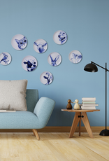 Heinen Delfts Blauw Wandbord Haas 26cm - Heinen Delfts Blauw