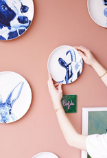 Heinen Delfts Blauw Wandbord Geit 20cm - Heinen Delfts Blauw