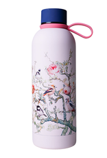 Heinen Delfts Blauw Thermosfles Bosvogels roze RVS 500ml - Heinen Delfts Blauw