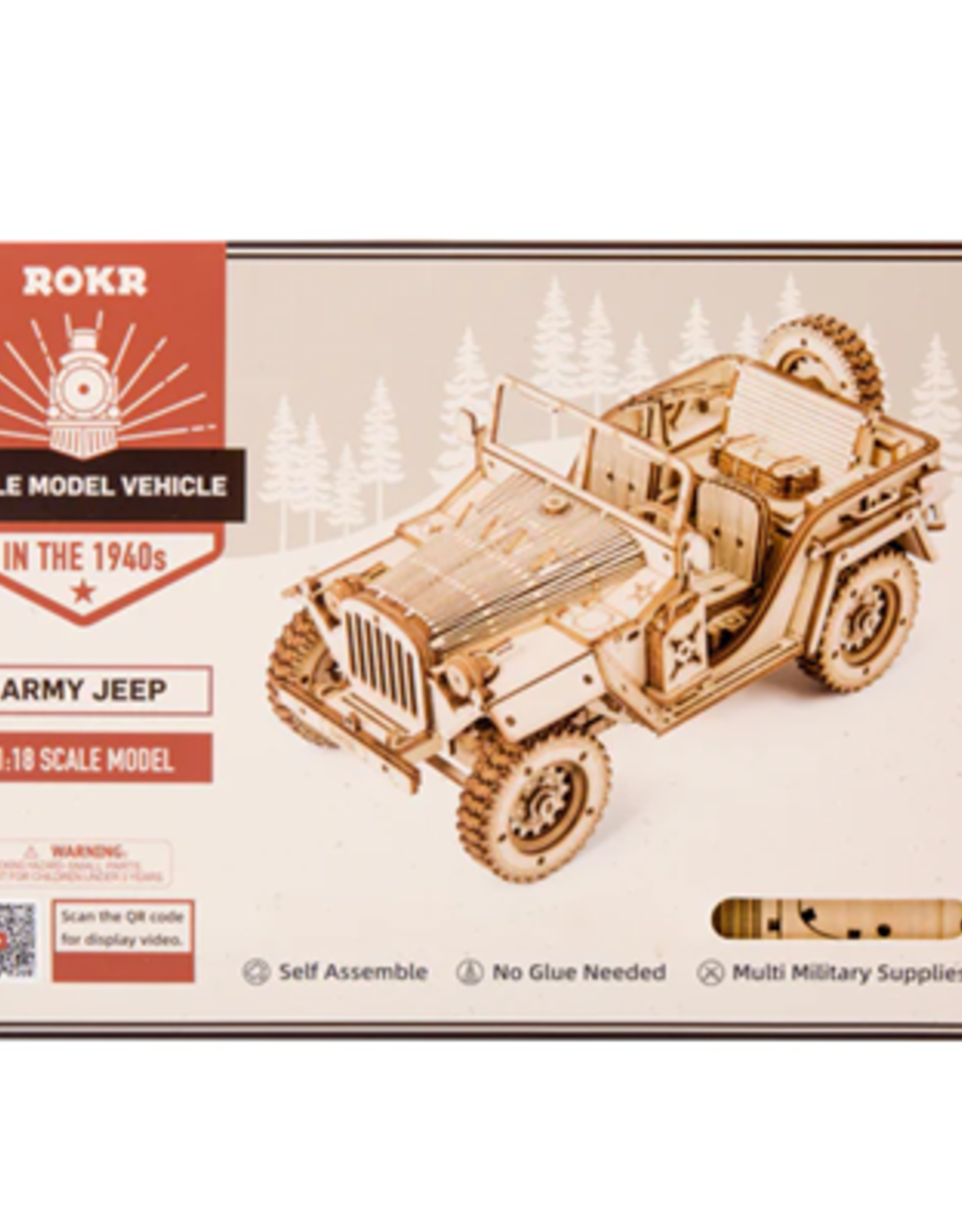 Rolife by Robotime Army Field Car - Robotime