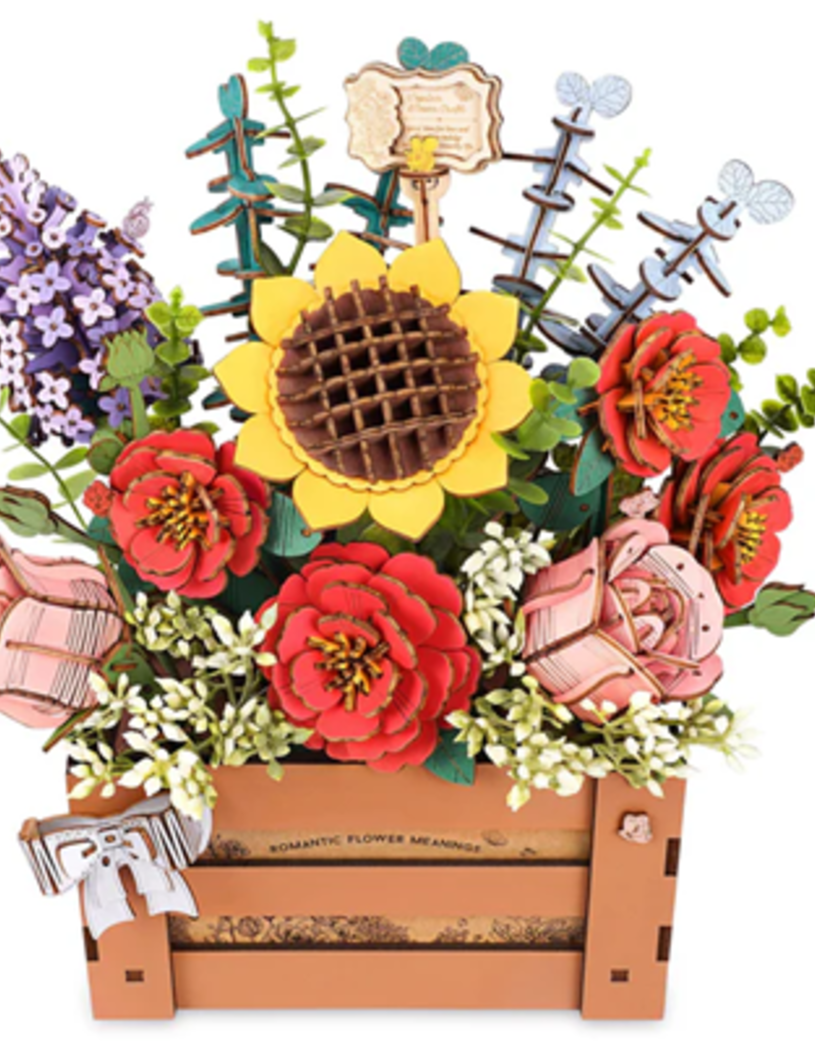 Rolife by Robotime Houten Bloemenkist - Robotime