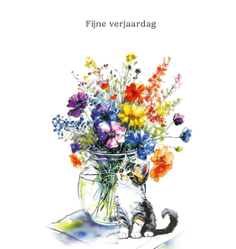 Fijne Verjaardag - Wenskaart Mooz
