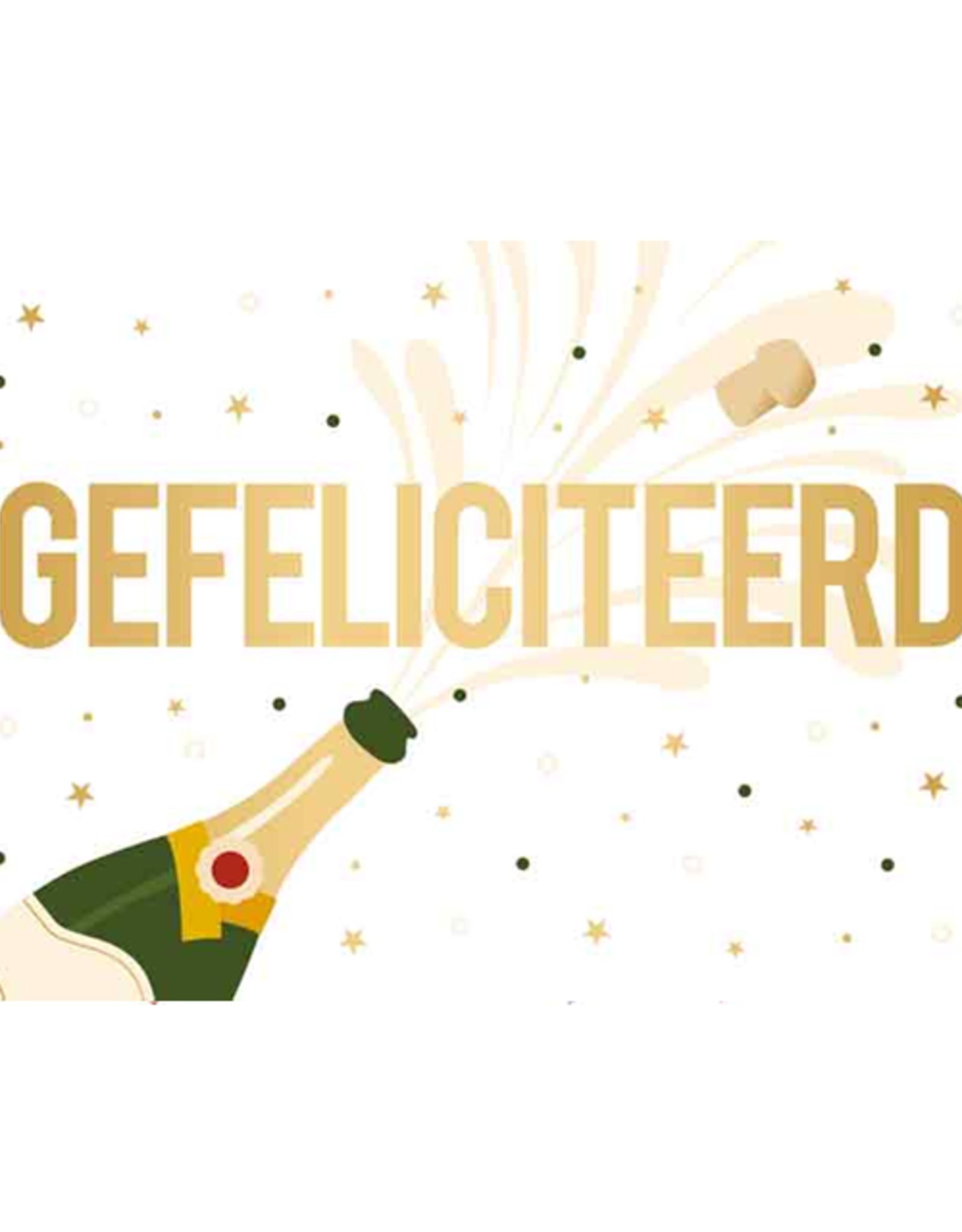 Gefeliciteerd - Wenskaart Daisy