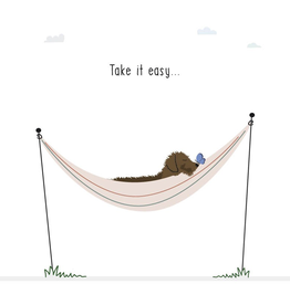 Take it easy... - Wenskaart Frits