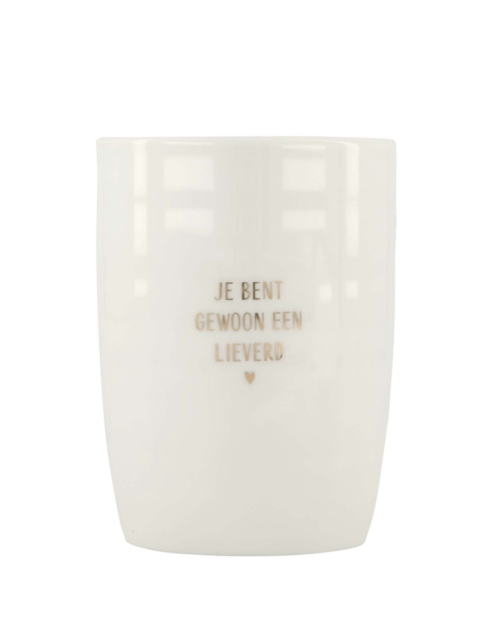 Zusss Koffiemok Je bent gewoon een lieverd wit/goud - Zusss