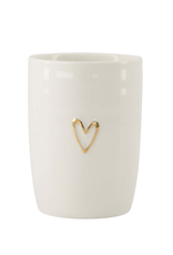 Zusss Koffiemok Open Hartje wit/goud - Zusss