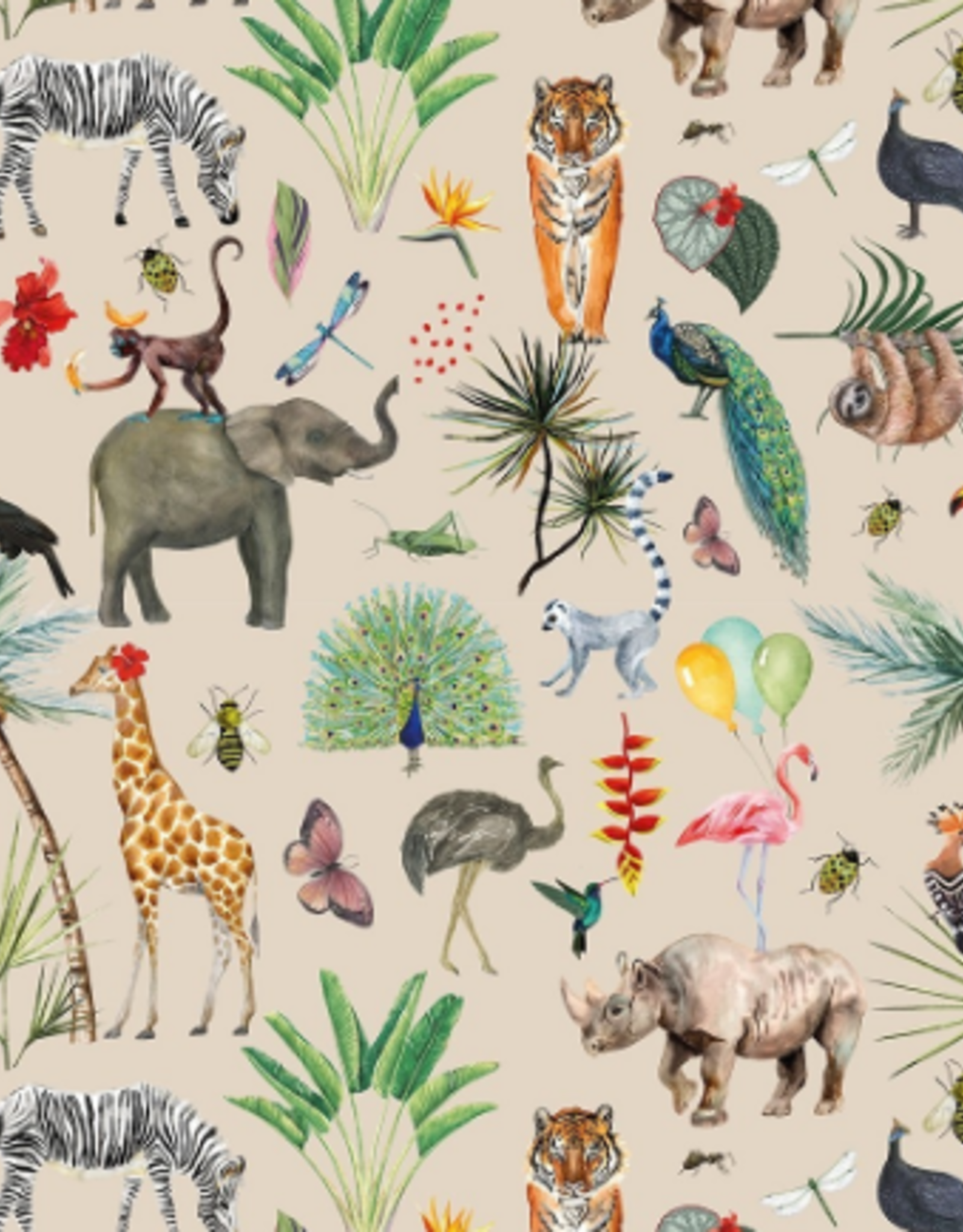 House of Products Inpakpapier Jungle 70cmx3m