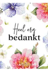 Heel erg bedankt - Cadeaukaartje Janneke Brinkman